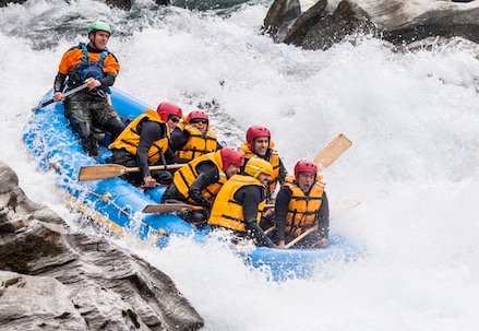 wild white water river rafting - things to do in new zealand