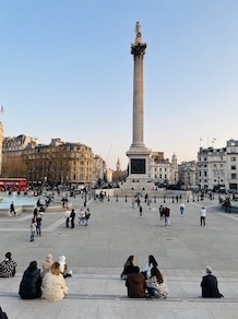 Trafalgar square places to visit in London