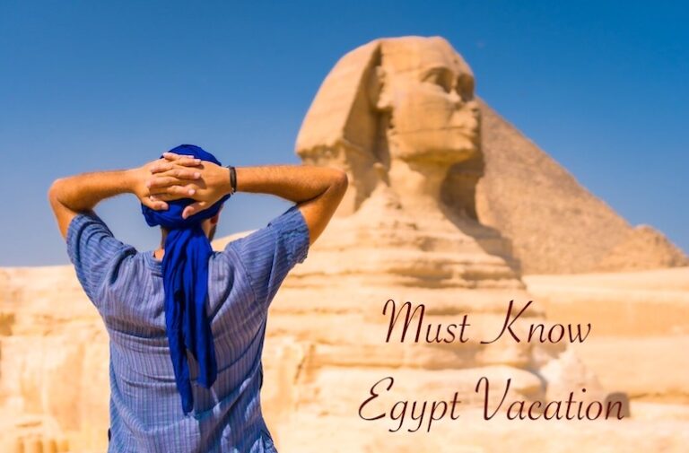 Must know before travelling to egypt